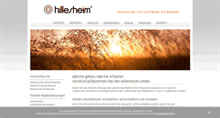 Desktop Screenshot of hillesheim-gmbh.de